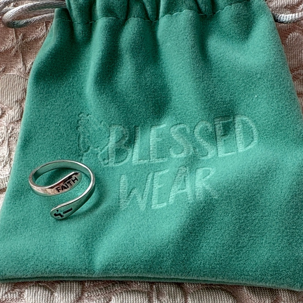 Silver Faith Ring